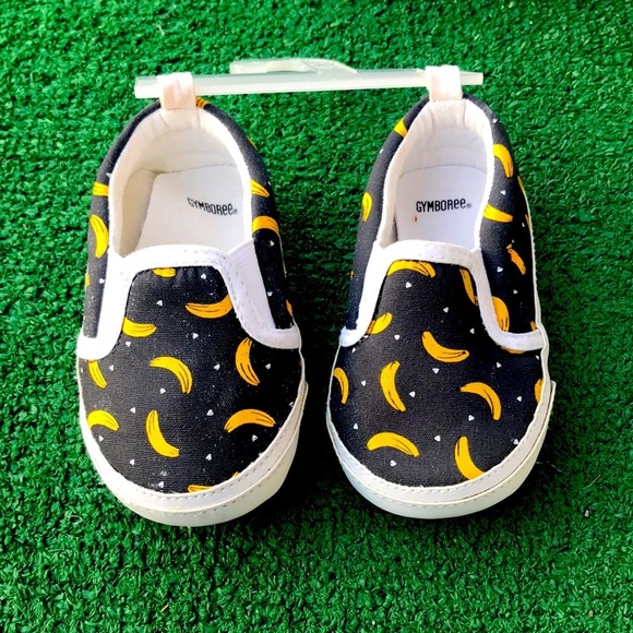 Gymboree Other - Gymboree jungle Jam Banana crib canvas sneakers 4